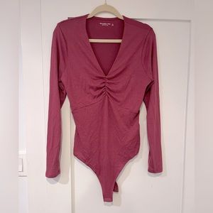 Sinched front bodysuit